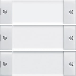 Gira - Systeem 55 Bed.element / centr.pl. schakelmat. Bedset 3V Zwg Knx
