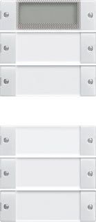 Gira - Systeem 55 Bed.element / centr.pl. schakelmat. Bedset 5V Zwg Knx
