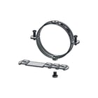 Burgerhout - Tweedelige beugel rond Twinsafe Muurbeug 125 Wit