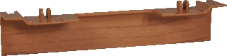 Hager - Tehalit SL Opbouwdoos plintgoot Teha Pl.Passt Tbv Outlet Beuke