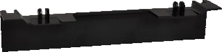 Hager - Tehalit SL Opbouwdoos plintgoot Teha Pl.Passt.Tbv Outlet Zwart