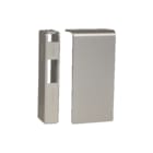 Hager - Tehalit SL Eindschot plintgoot Teha Eindstuk, Aluminium