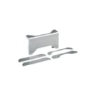 Hager - Tehalit SL Overgangsstuk plintgoot Teha 3D Aftakstuk, Aluminium