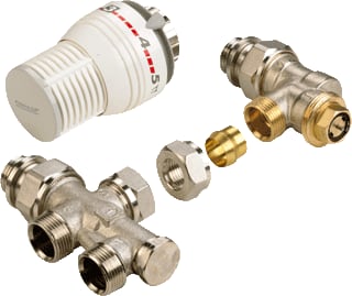 Comap - Sar 9168E Rad.aansl.combi. m kraan+onderblok csar 2p comb th h-vrk dub sens