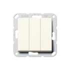 Gira - Systeem 55 Installatieschakelaar Schak 1Pol 3-Voud Cwg 55