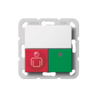 Gira - 834 Systeem 55 Miva schakelmateriaal Opr/Aanw Rdgl Zwg 55