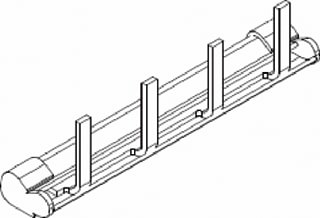 ABB Busch-Jaeger - I-Bus KNX Kamrail Verzamelrail 1F 4 Cont Knx