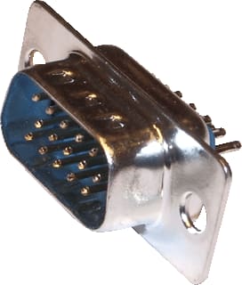 Radiall - RDC Sub-D connector Vga Hd 15P Male Soldeer