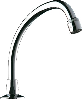 Delabie - Uitloop sanitaire kranen Uitloop Blad Drbr 150