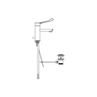 Delabie - Securitherm Wastafelmengkraan (opbouw) Wastmkr 3/8 120 +W Ep