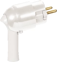 Legrand - Geaarde stekker Steker 2P+A Uittrekhlp Wt