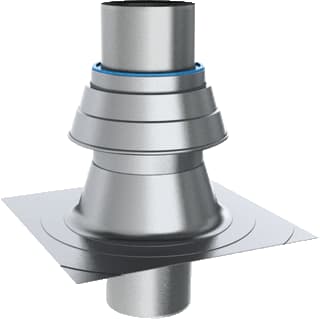Burgerhout - Multi-PP Cascade Schoorsteenrenovatieset Pp Schoorsteenkap 130 Rvs