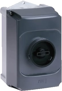 ABB - MS Schakelaarkast leeg Ms132 Kast Knop Zw Ib132G