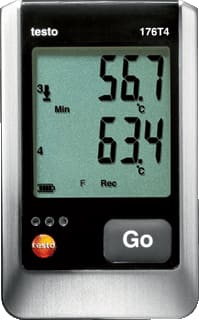 Testo - Temperatuurmeter Temp.Logger Testo 176-T4