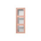 Jung - Opbouwbak inbouwschakelmateriaal opbkap 3-vd rose (32102)