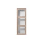 Jung - Opbouwbak inbouwschakelmateriaal opbkap 3-vd ombre cl(3