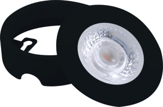 Interlight - Cabiled Mech. toebeh. verlichtingsarmatuur Opb.Ring Zwart