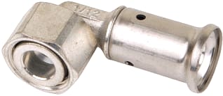 Henco - Fitting met 2 aansluitingen Knie Vl Dicht Bi 16X1/2"