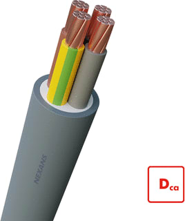 Nexans - Installatiekabel YMvK Dca-s2 Voedingskabel v/a 1 kV vaste aanleg 4G10 Mt