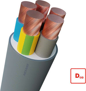 Nexans - Installatiekabel YMvK Dca-s2 ULTRAFLEX Voedingskabel v/a 1 kV vaste aanleg Ymvk Ss Dca-S2 5G120 Mt