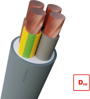 Nexans - Installatiekabel YMvK Dca-s2 ULTRAFLEX Voedingskabel v/a 1 kV vaste aanleg Ymvk Ss Dca-S2 4G95 Mt