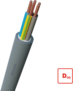 Nexans - Installatiekabel YMvK Dca-s2 Voedingskabel v/a 1 kV vaste aanleg 5G4 Ri100