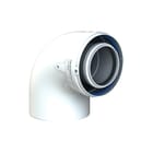 Cox Geelen - CoxDENS Concentr. RGA/LTV hulpstuk 2 aansl. Rga/Ltv Bocht 60/100