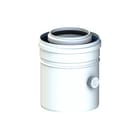 Cox Geelen - CoxDENS Concentr. RGA/LTV hulpstuk 2 aansl. Condensafv 80/125 Pp/Alu