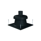 Cox Geelen - CoxDENS Schoorsteenafdekkap (set) Hdpe Schachtafd D80Mm Hr
