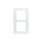 Hager Berker - Q.7 Afdekraam schakelmateriaal Afdkrm 2V Berker Q7 Wt