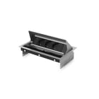 Bachmann - Coni 3xWCD Bureau aansluitunit Ocs I 3X 230V Zilvergrijs