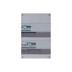 Hager - Groepenkast, geassembleerd 4Grpverd Hs 2X 30Ma 1-Fase