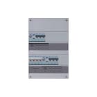 Hager - VISION Groepenkast, geassembleerd 6Grpverd Hs 2X 2P 30Ma 3-F