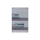 Hager - VISION Groepenkast, geassembleerd 6Grpverd Hs 2X 30Ma+F 1-F