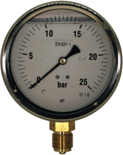 Ubel - 1004 Buisveermanometer Manometer 100Mm 0-0.6 Bar