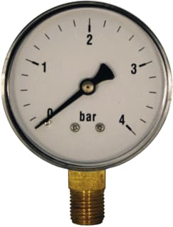 Ubel - 1007 Buisveermanometer Manometer 63 Mm 0-4 Bar