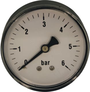Ubel - 1007A Buisveermanometer Manometer 63 Mm 0-6 Bar