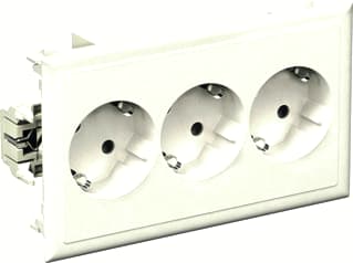 Schneider Electric - Wandcontactdoos (WCD schakelmat.) Wcd Ra 3V Cyb 1013 Wt