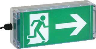 Cooper Crouse-Hinds - Ceag ATEX Explosieveilig noodverl./sign.arm. Ceag Ex Noodv Exit-Led Vlu/Re