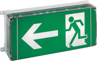 Cooper Crouse-Hinds - Ceag ATEX Explosieveilig noodverl./sign.arm. Ceag Ex Noodv Exit-Led Vlu/Li