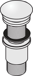 Dansani - Luna Afvoerplug Plug P-Open 11/4 Ch
