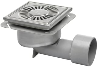Blücher - Compact Vloerput met 1 aansluiting Aq Rvs Blucher Vloerpt 197X197