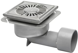 Blücher - Compact Vloerput met 1 aansluiting Aq Rvs Blucher Vloerpt 197X197