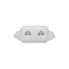 Honeywell Peha - Standaard Inline Wandcontactdoos (WCD schakelmat.) Wcd Ra 2V Na Wgd-U Inl Wt