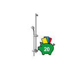 Ideal Standard - Idealrain Glijstangcombinatie 90 S3