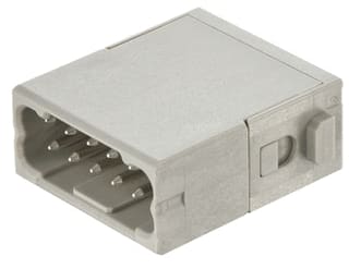 Harting - Contactblok v rechthoekige connect. Han Dd Push-In Mod Male