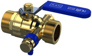 Raminex - S.28 Kogelafsluiter Kogelkr Dn20 1Bu+Aft