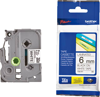 Brother - Labeltape Tape Tze-211 6Mm W/Zw