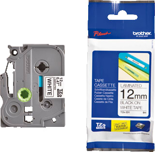 Brother - Labeltape Tape Tze-231 12Mm W/Z