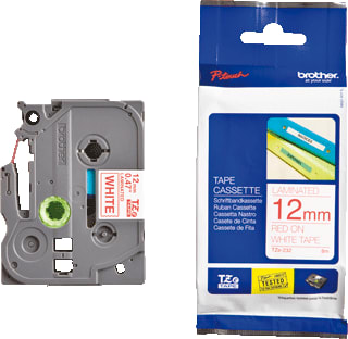 Brother - Labeltape Tape Tze-232 12Mm W/R